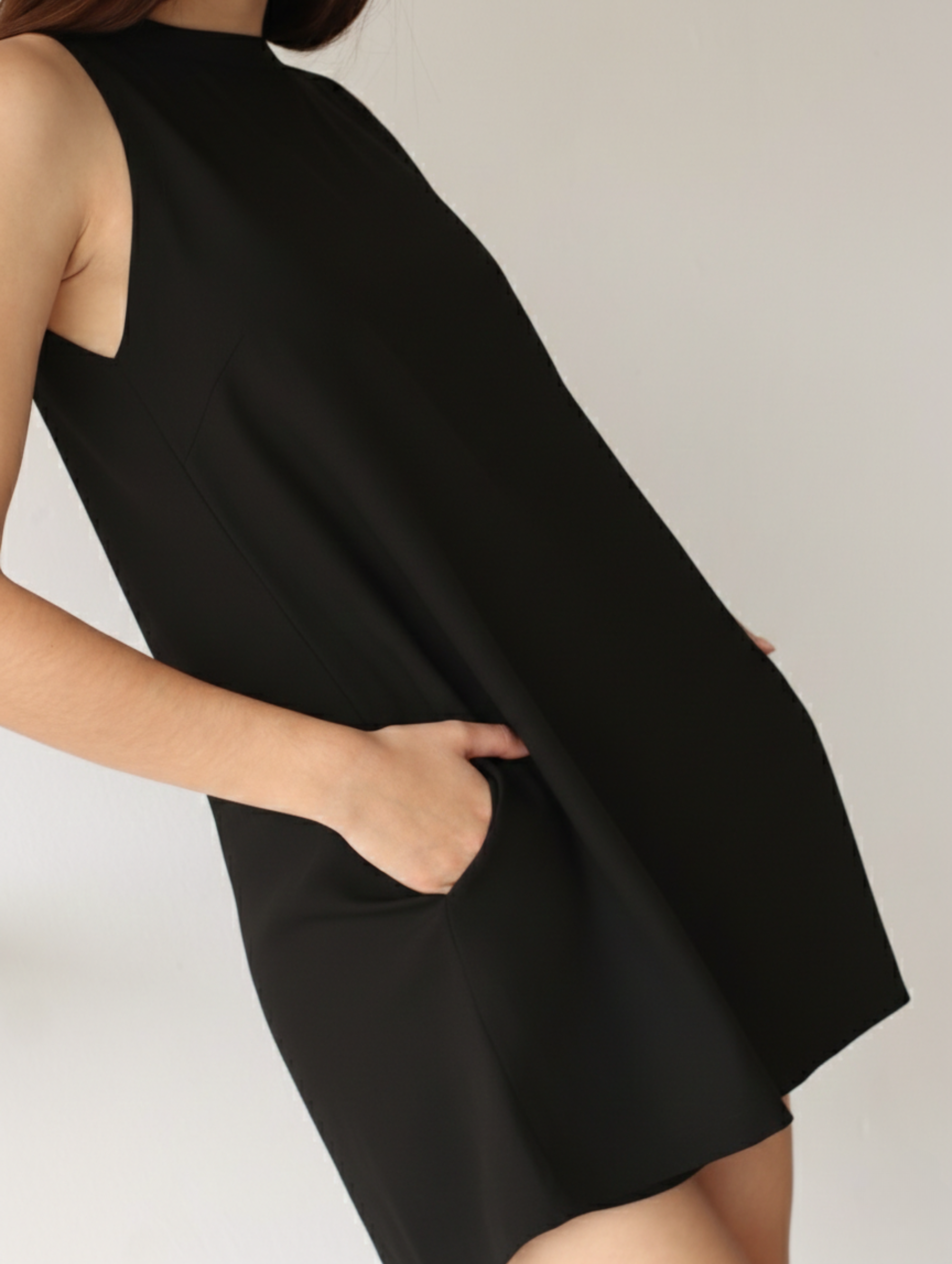 Vestido Lucrecia de Lino Negro
