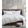 DUVET COVER WAFFLE - WHITE