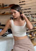 Top de Lino Beige
