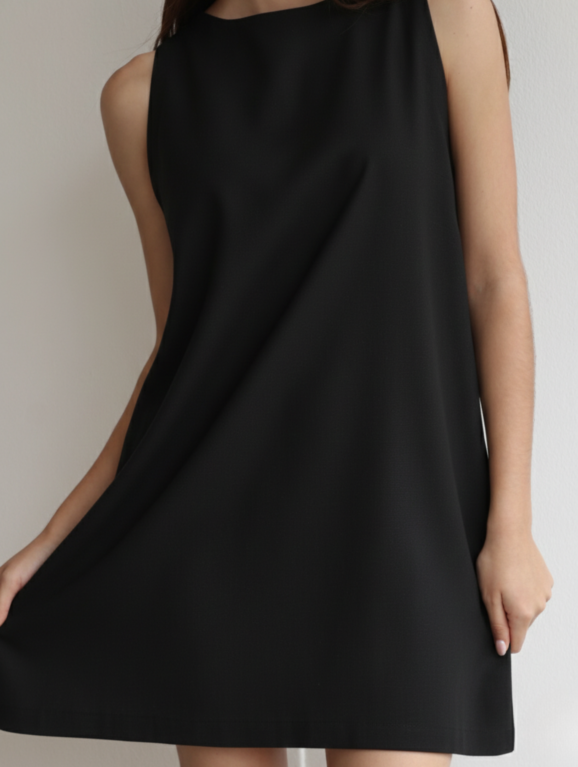 Vestido Lucrecia de Lino Negro