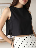 Blusa Lino Romina Negra