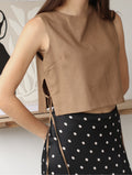 Blusa Romina de Lino Camel