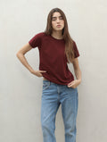 Camiseta Pima Borgoña