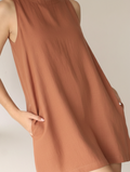 PRE VENTA - Vestido Lucrecia de Lino Terracota