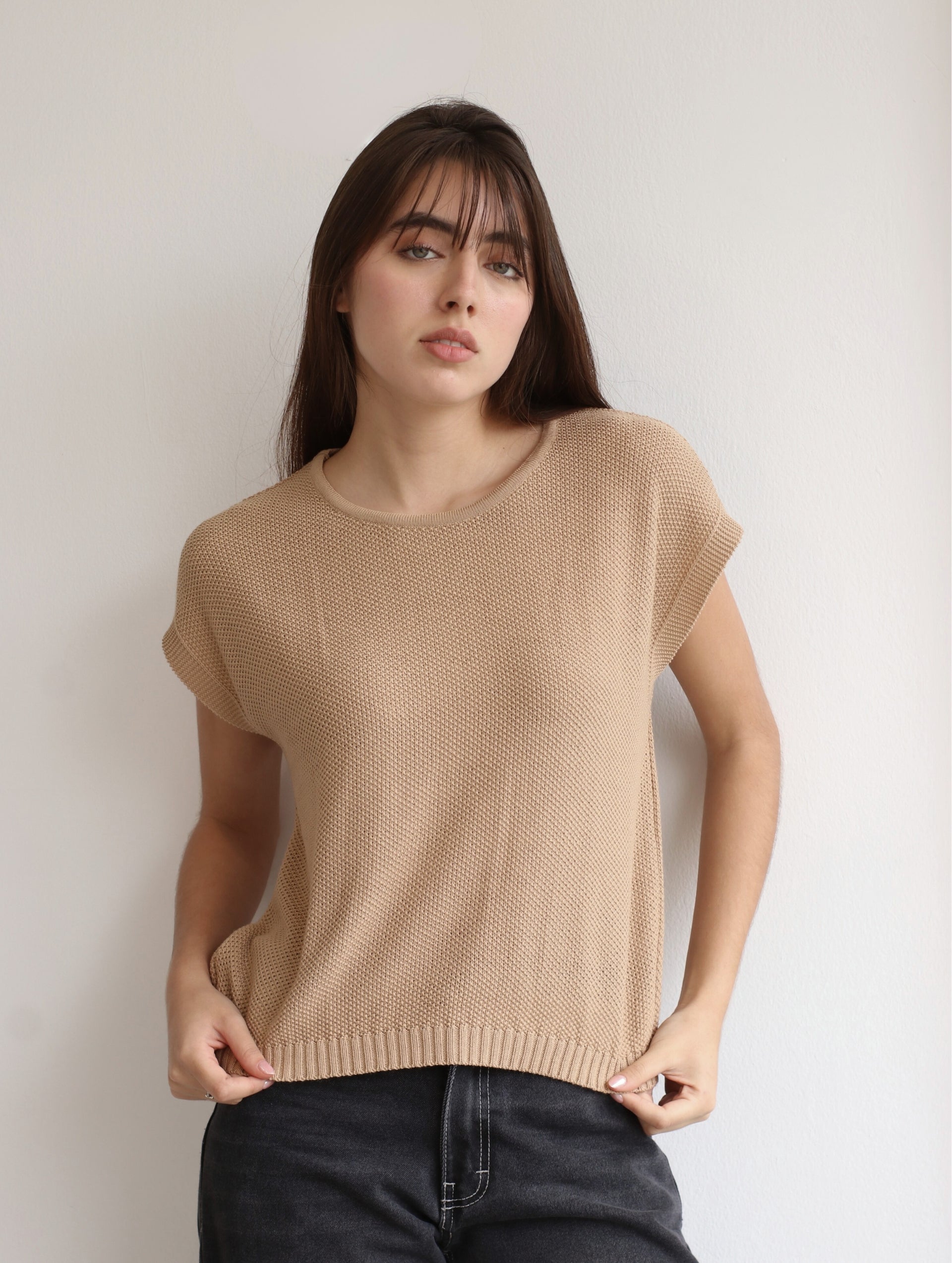 Tejido Ivana Camel