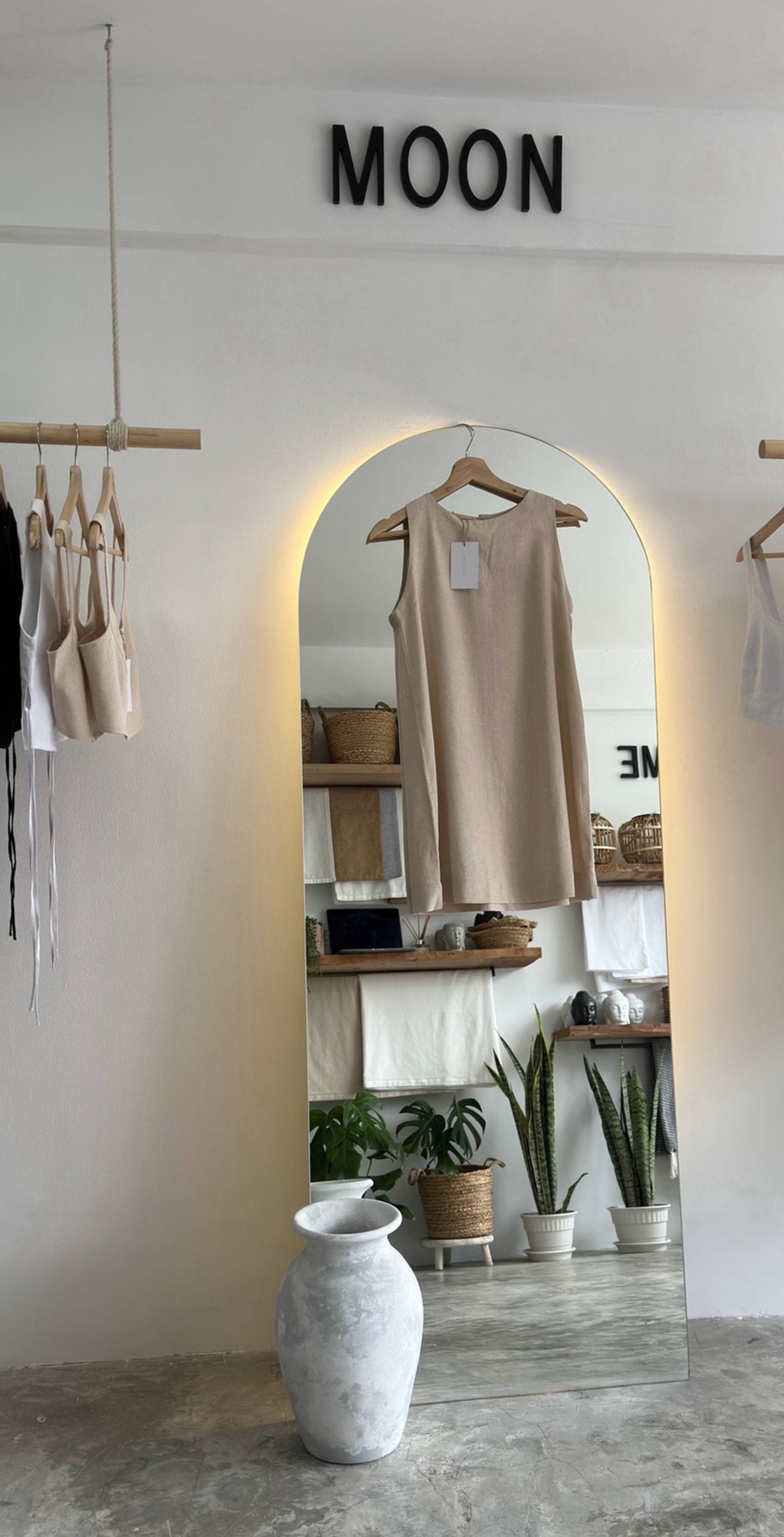 Vestido Lucrecia de Lino Beige