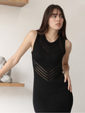Vestido Tejido Negro