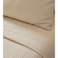 DUVET COVER WAFFLE - BISCOTTI