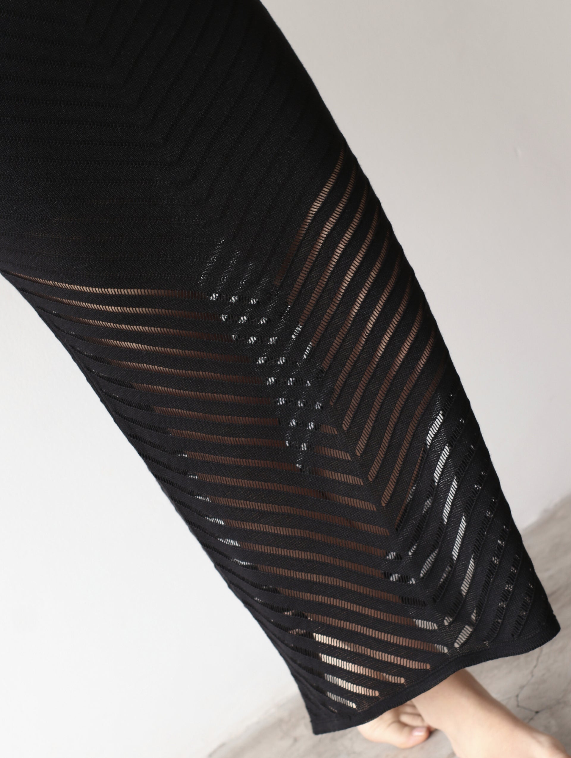 Vestido Tejido Negro