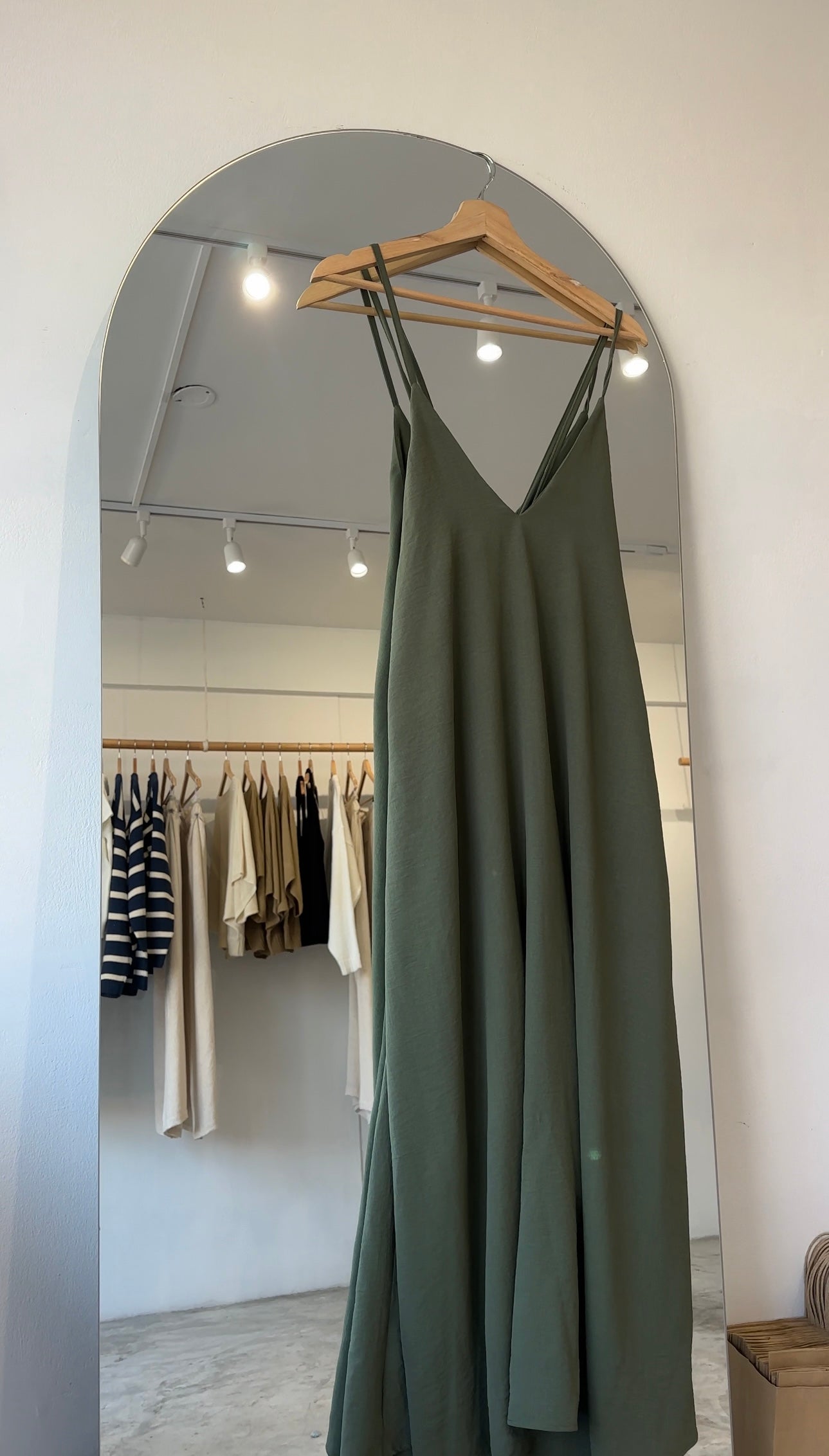 Vestido Sunset Largo Olivo