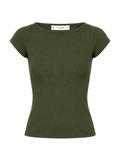 Polo Acanalado Aitana Verde Olivo