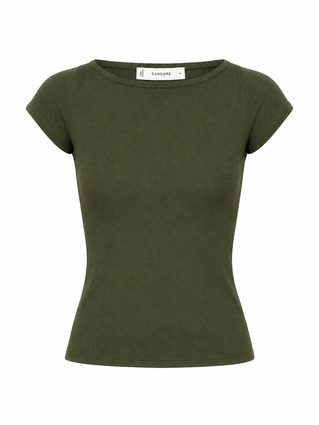 Polo Acanalado Aitana Verde Olivo