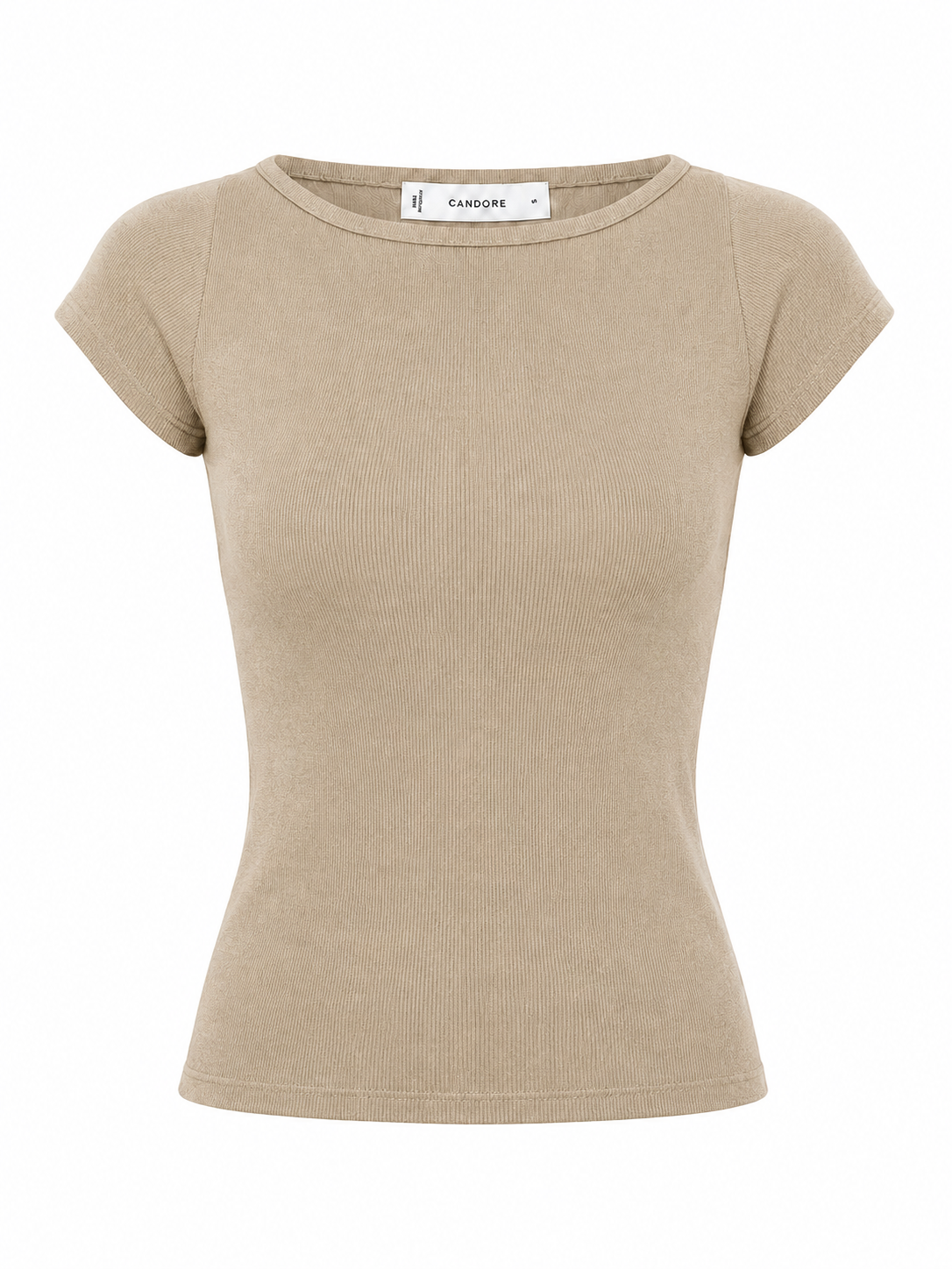 Polo Acanalado Aitana Beige
