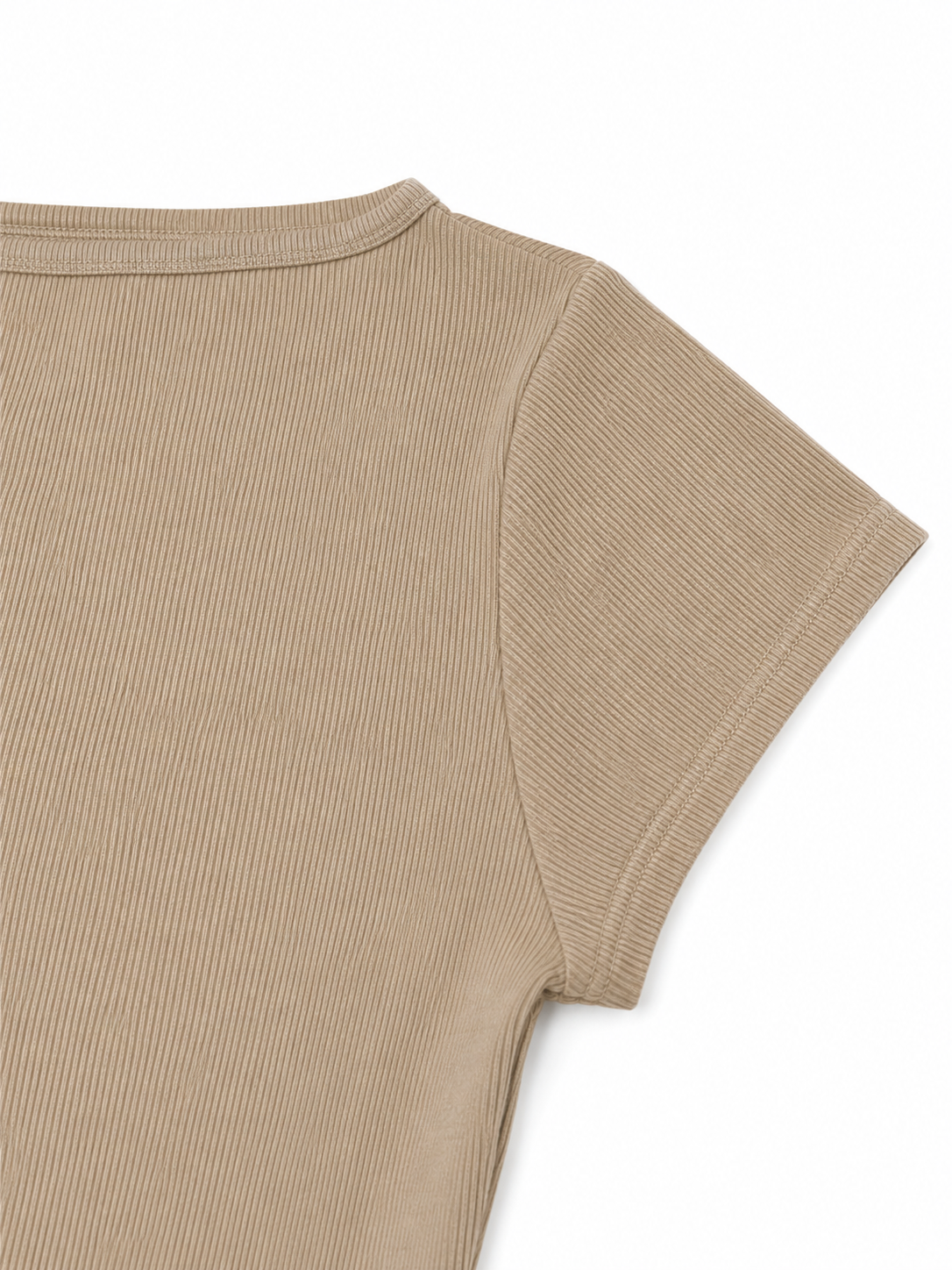 Polo Acanalado Aitana Beige