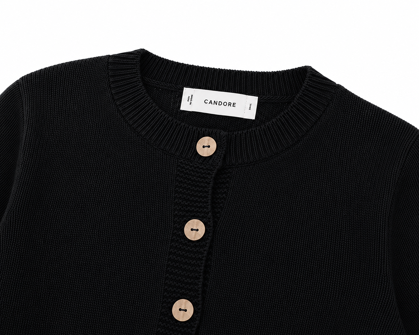 Cárdigan Essential Negro