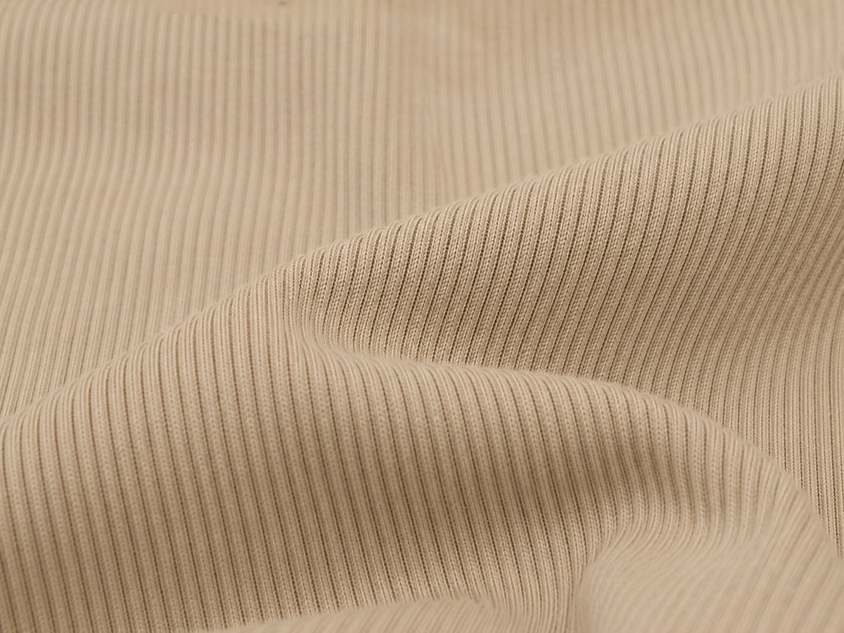 Camiseta Acanalada sin mangas Beige