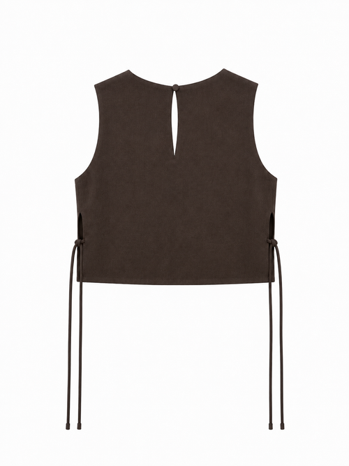 Blusa Lino Romina Cocoa