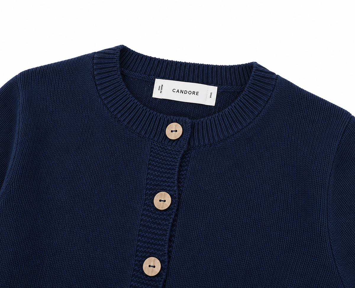 Cárdigan Essential Azul