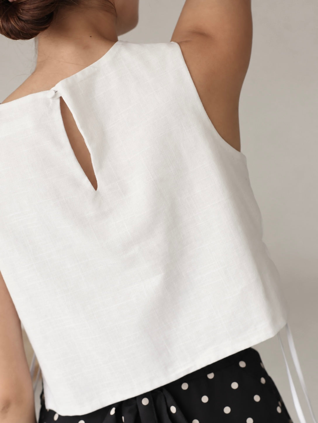 Blusa Lino Romina Perla