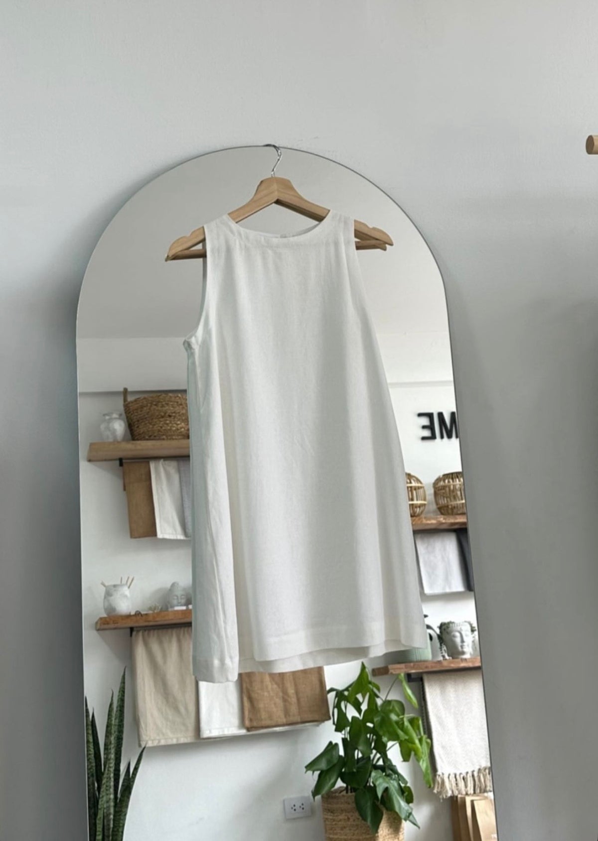Vestido Lucrecia de Lino Perla